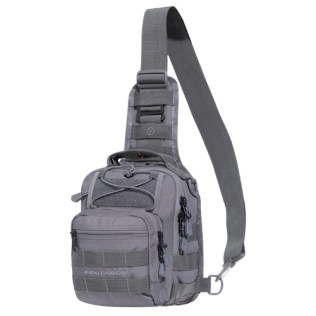 Bolsa de ombro tática PENTAGON UCB 2.0 cinza-lobo