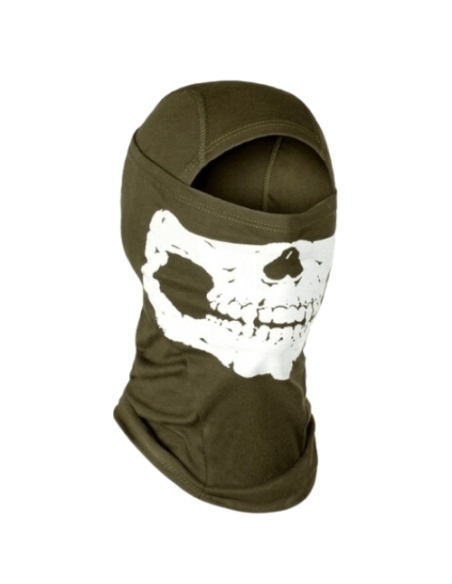 Balaclava Caveira Verde Oliva Invader Gear