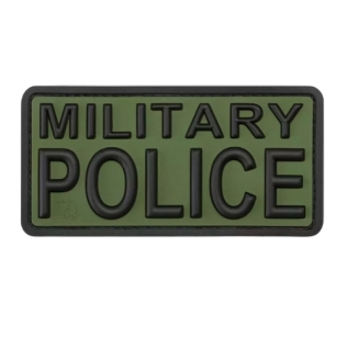 Patch de borracha JTG 3D para polícia militar florestal