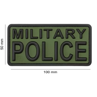 Patch de borracha JTG 3D para polícia militar florestal 2