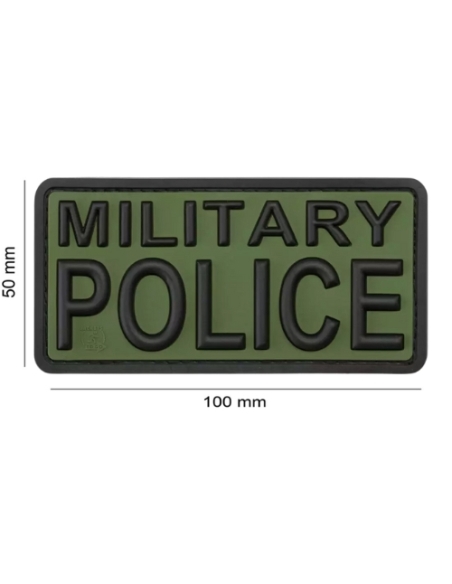 Patch de borracha JTG 3D para polícia militar florestal