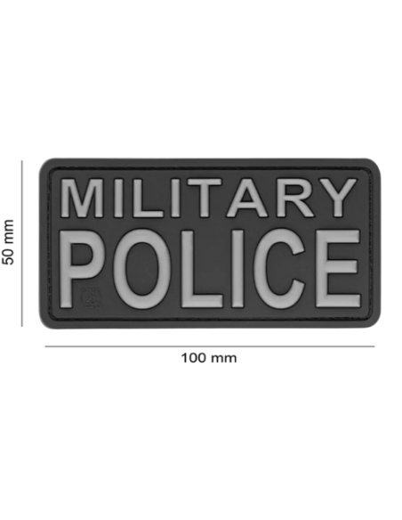 Patch de borracha JTG 3D para polícia militar SWAT