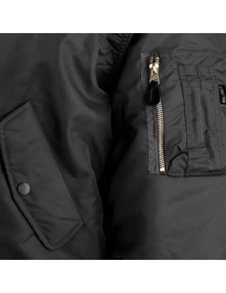 Jaqueta Bomber MILTEC US MA1 Preta