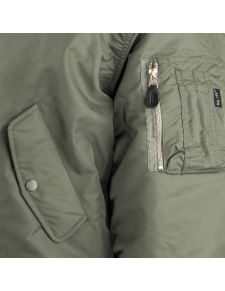 Jaqueta Bomber Verde MILTEC US MA1