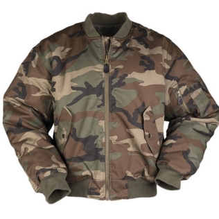 Jaqueta Bomber MILTEC US MA1 Woodland