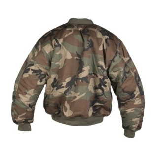 Jaqueta Bomber MILTEC US MA1 Woodland 2