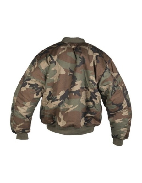 Jaqueta Bomber MILTEC US MA1 Woodland
