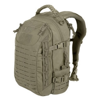 Mochila tática militar adaptável Direct Action Dragon Egg MK II de 25 litros na cor verde.