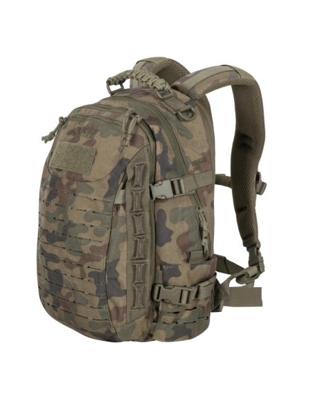 Mochila tática militar Direct Action Dust MK II de 20 litros, camuflagem PL Woodland.